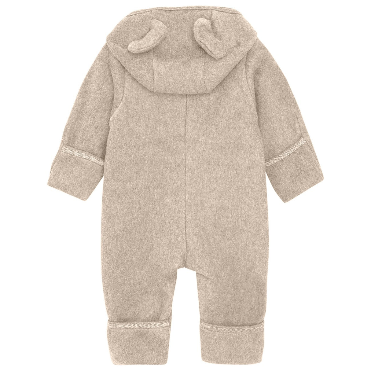 Huttelihut Camel Melange Køredragt Ears Cot. Fleece