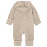 Huttelihut Camel Melange Køredragt Ears Cot. Fleece