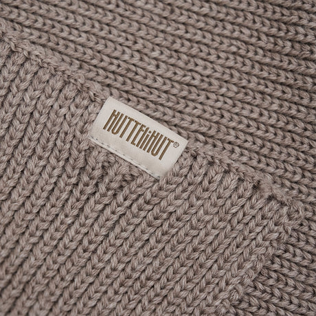 Huttelihut Brown Melange Halsedisse Wool Knit