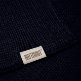 Huttelihut Dark Navy Halsedisse Wool Knit