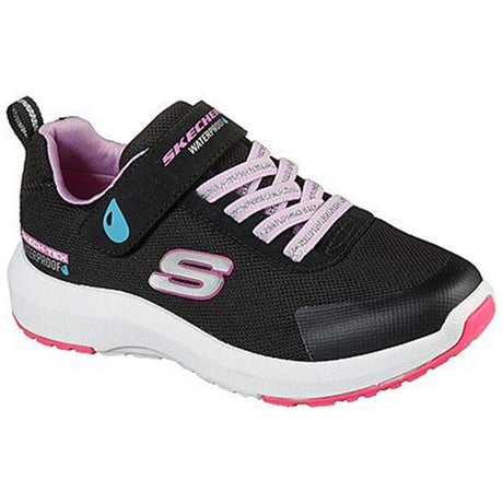 Skechers Girls Dynamic Tread Misty Magic Waterproof Black Lavender