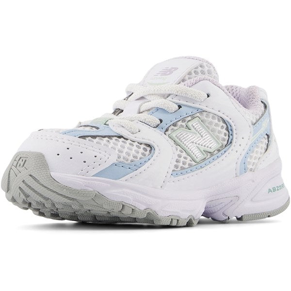 New Balance 530 Kids Bungee Lace Sneakers White 5
