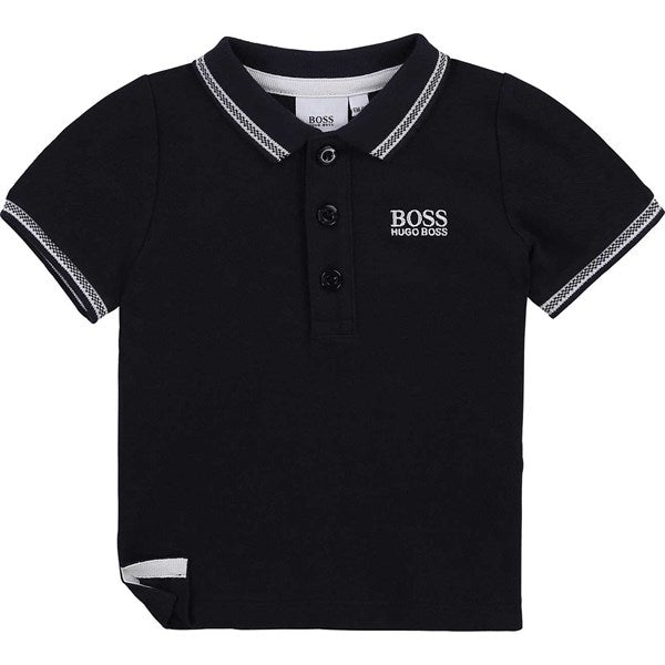 Hugo Boss Boy Short Sleeved Polo Navy