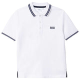 Hugo Boss Boy Short Sleeve Polo White