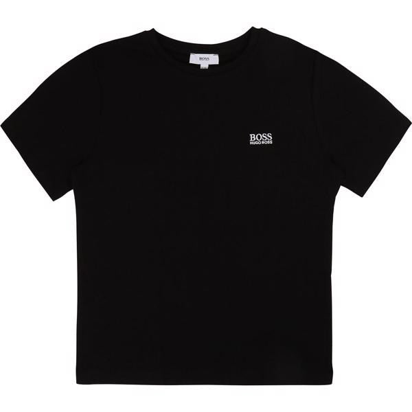 Hugo Boss Boy Short Sleeves T-Shirt Black