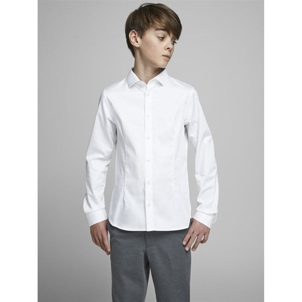 Jack & Jones Junior White Parma Skjorte Noos 2