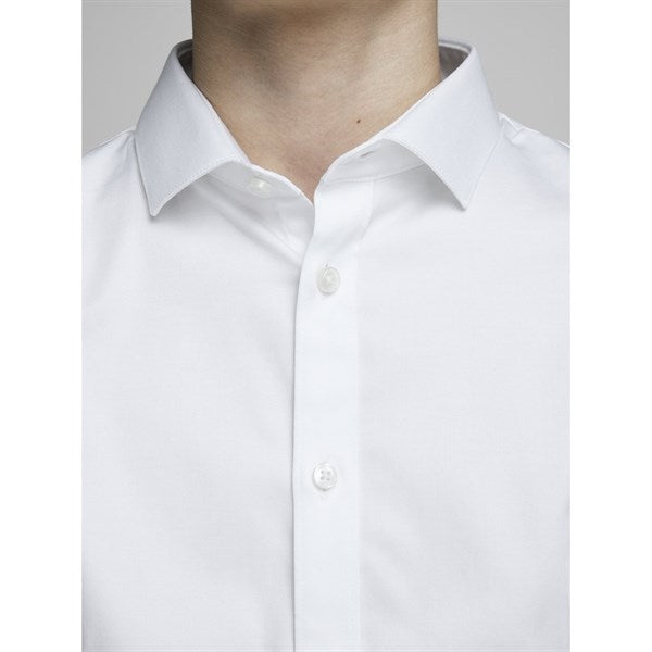 Jack & Jones Junior White Parma Skjorte Noos