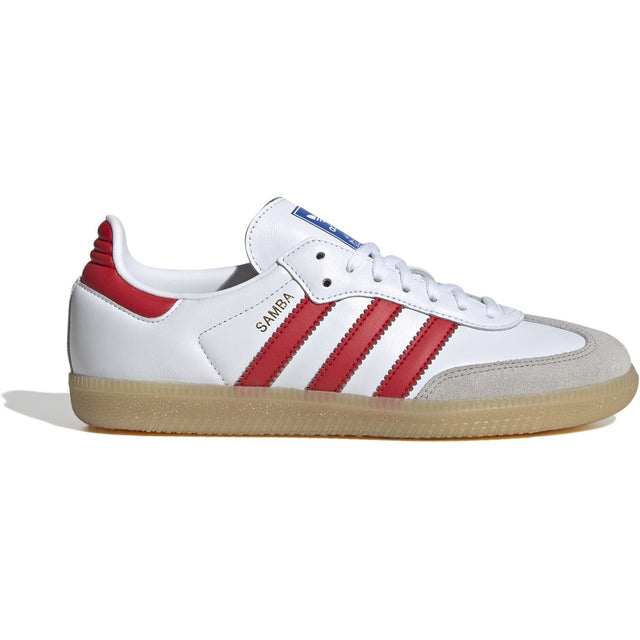 adidas Originals Cloud White/Collegiate Red/Gum Samba Og J Sneakers