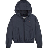 Tommy Hilfiger Hero Taping Windbreaker Pige Jakke Twilight Navy