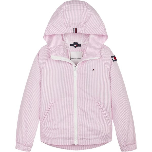 Tommy Hilfiger Ithaca Stripe Jakke Pink/Ithaca Stripe