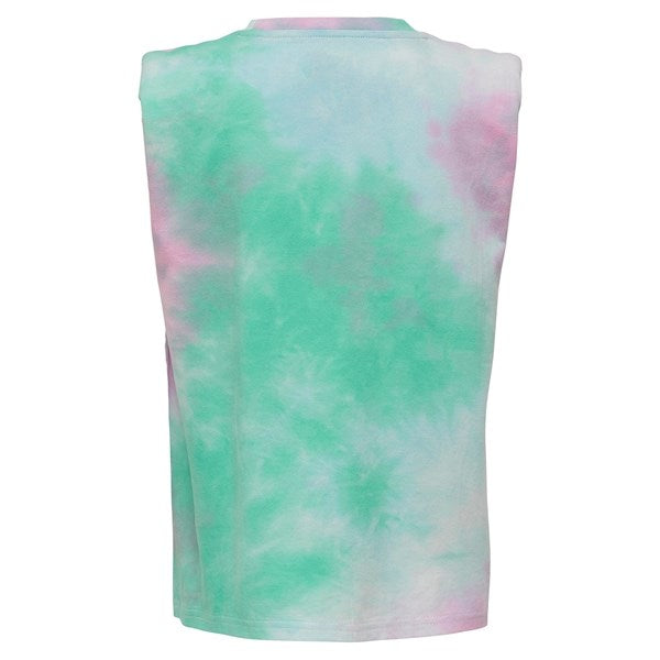Kids ONLY White Tie Dye LB Amy Padded Shoulder T-shirt 2