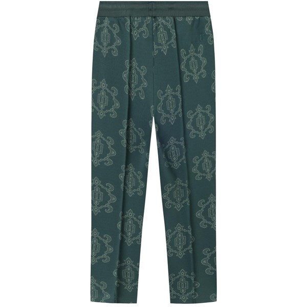 Les Deux Kids Pine Green/Ivory Ballier Jacquard Track Pants 5