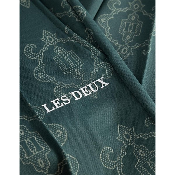 Les Deux Kids Pine Green/Ivory Ballier Jacquard Track Pants 3