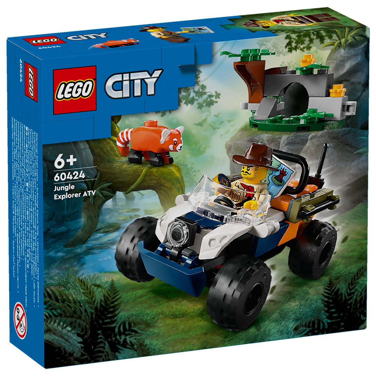 LEGO®  City Jungleeventyr – ATV og rød panda-mission