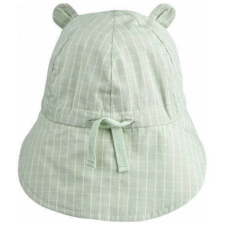 Liewood Gorm Reversible Seersucker Solhat Dusty Mint/Creme De La Creme 2