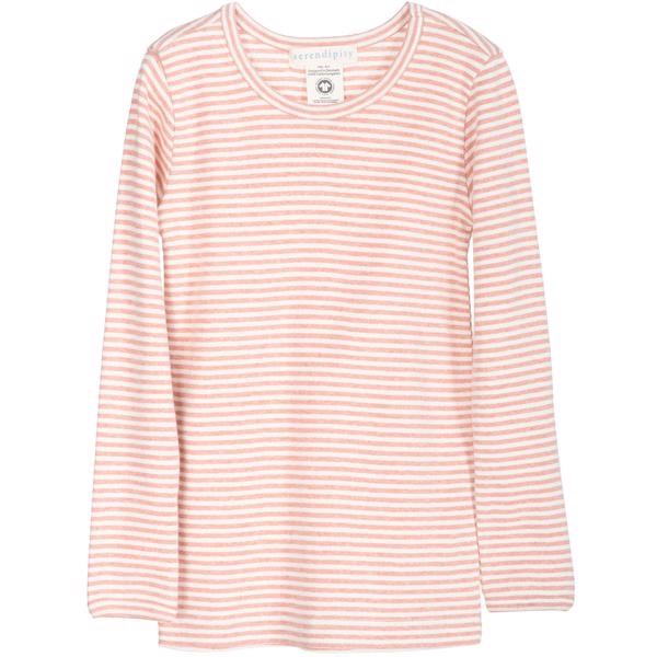 Serendipity Clay/Offwhite Slim Stripe Bluse