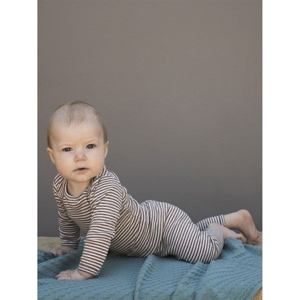 Serendipity Acorn/Offwhite Baby Leggings Stripe