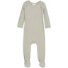 Serendipity Sage/Ecru Baby Suit Stripe Feet