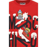 Moschino Poppy Red Sweatshirt