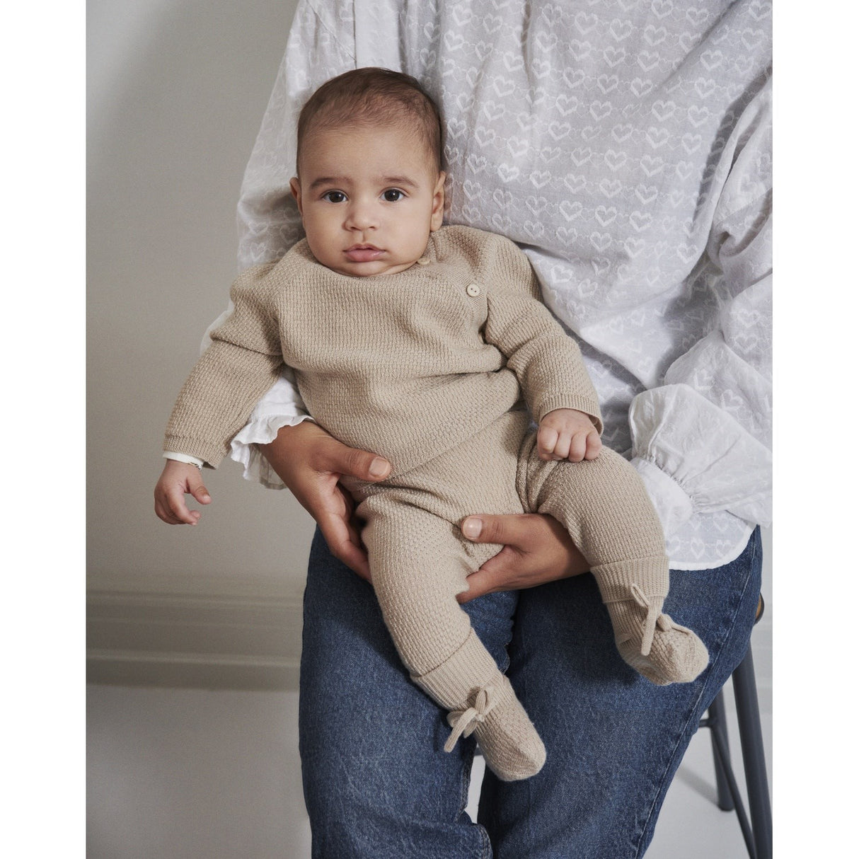 MarMar New Born Light Merino Grey Sand Abootie Futter