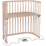 babybay® Bedside Crib Natural Ubehandlet Boxspring Co-Sleeper Babyseng