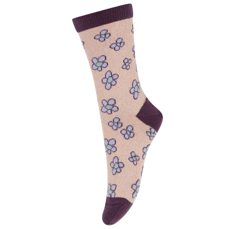 MELTON Alt Rosa  Blossom socks