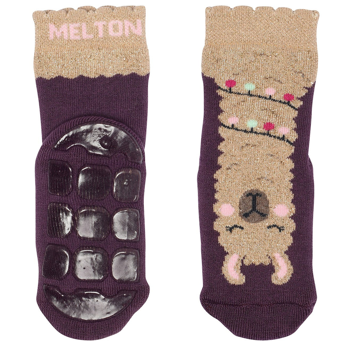 MELTON Hortensia  Llama socks - anti-slip