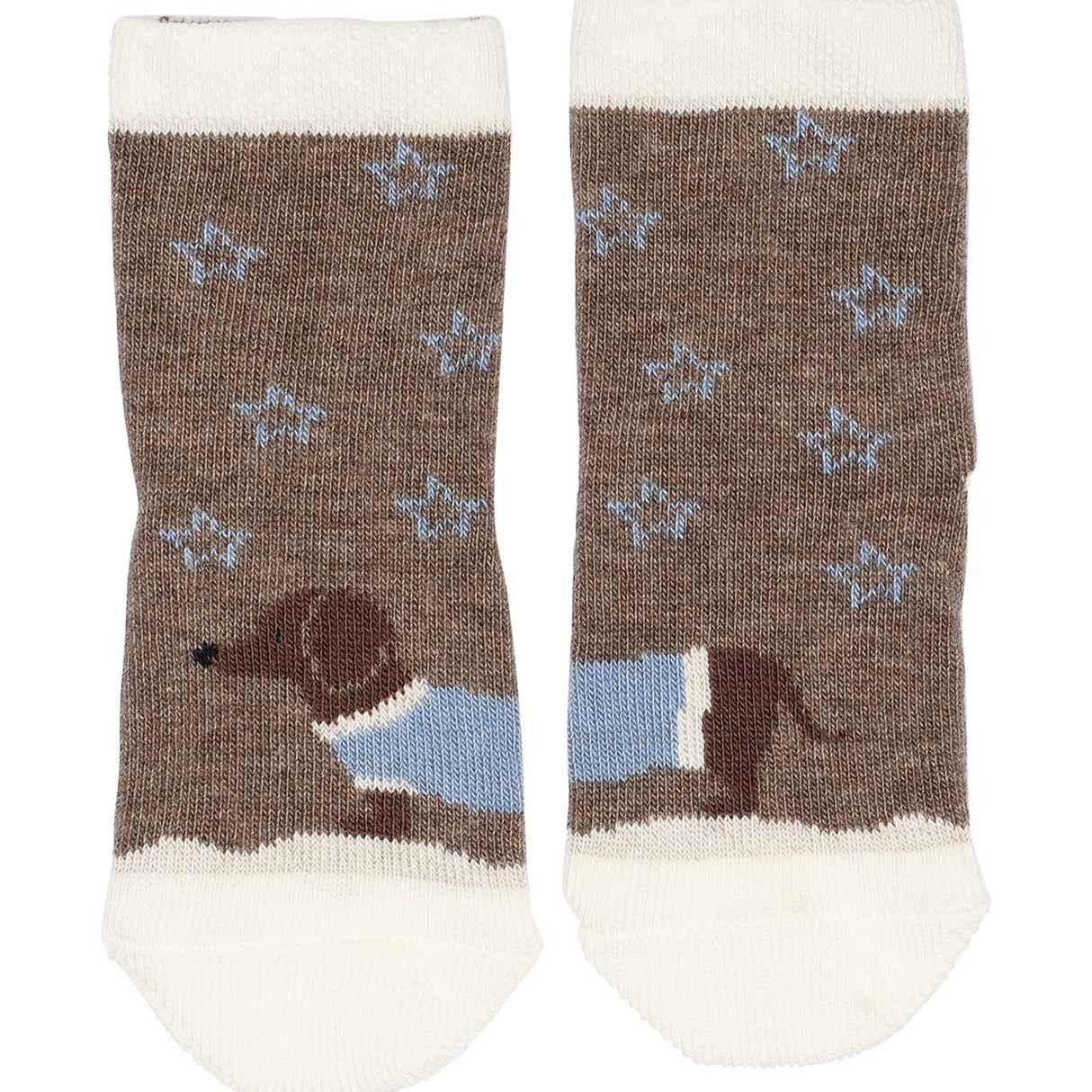 MELTON Denver Melange  Dachshund socks