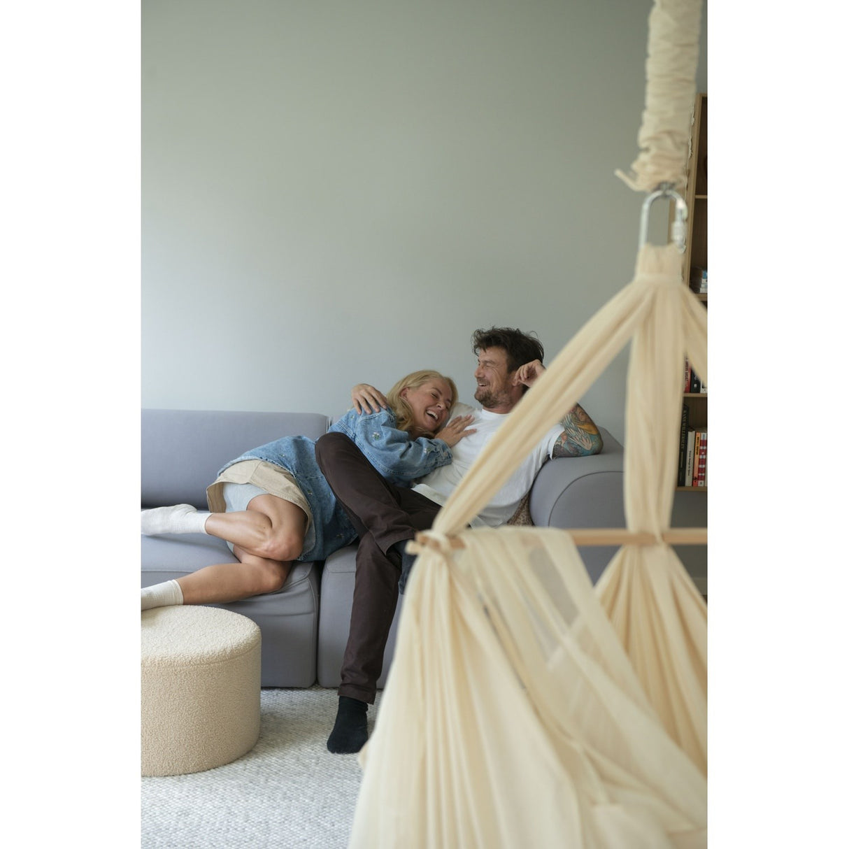 MEMBANTU Nature Organic Tvillinge Slyngevugge Premium