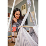 MEMBANTU Grey Organic Baby Slyngevugge Premium