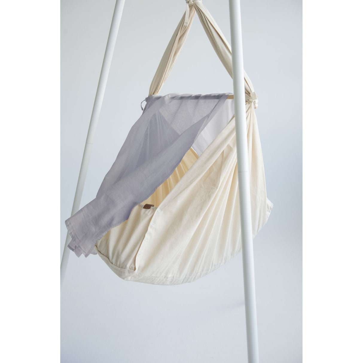 MEMBANTU Grey Sengehimmel Til Slyngevugge