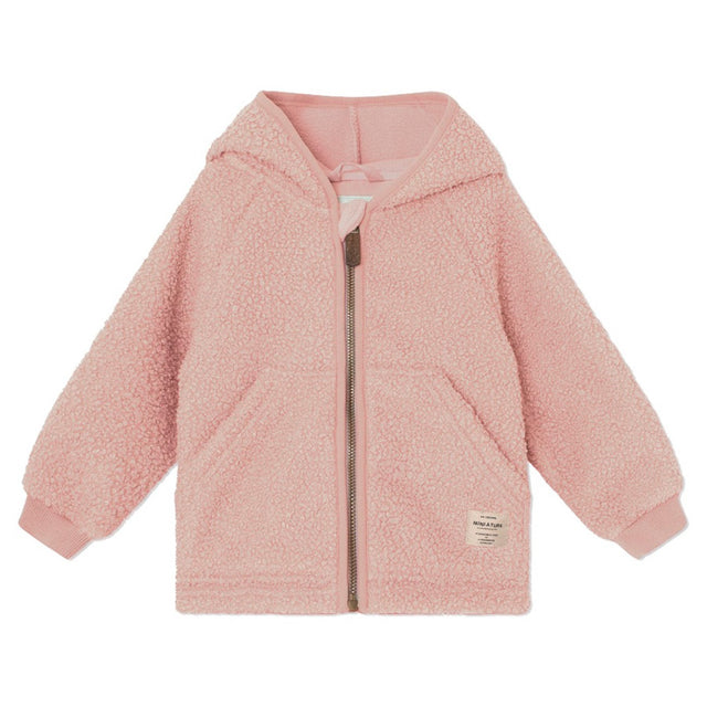 Mini A ture Adobe Rose Liff Teddy Fleece Jakke