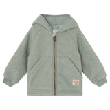 Mini A ture Pale Green Liff Teddy Fleece Jakke