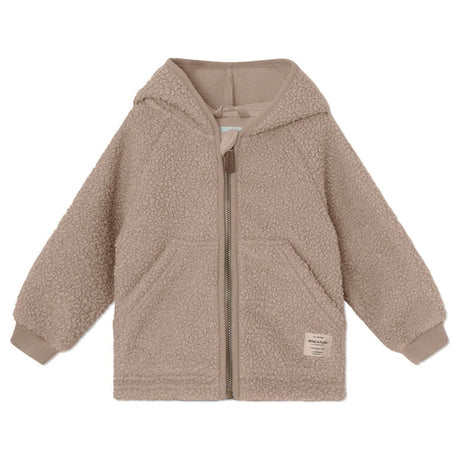 Mini A ture Grey Brown Liff Teddy Fleece Jakke