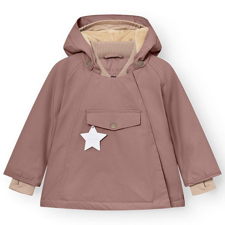 Mini A ture Light plum Wang Fleece Vinterjakke