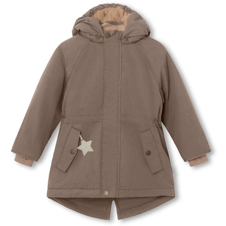 Mini A ture Morel grey Vikania Fleece Vinterjakke