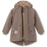 Mini A ture Morel grey Vikania Fleece Vinterjakke