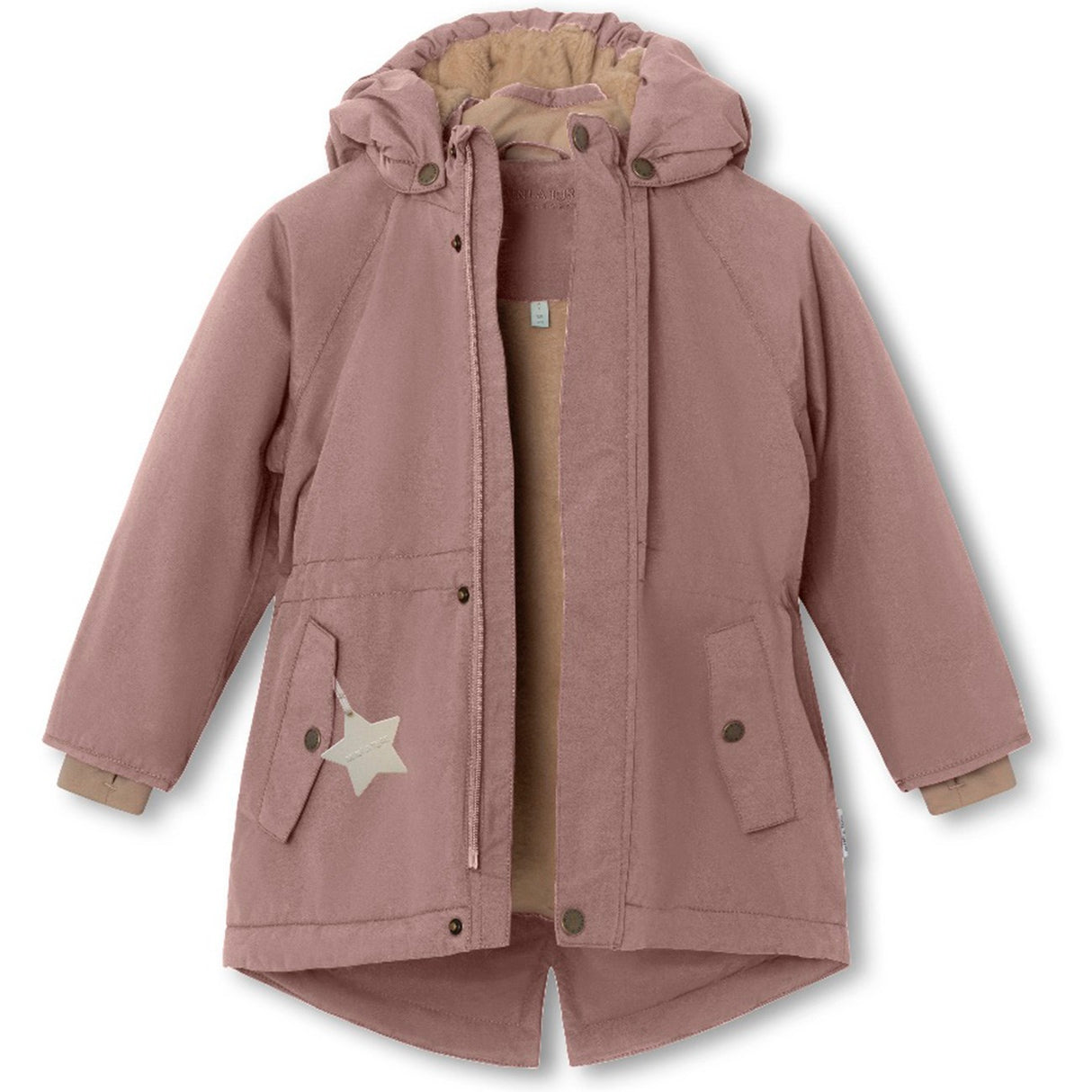 Mini A ture Light plum Vikania Fleece Vinterjakke