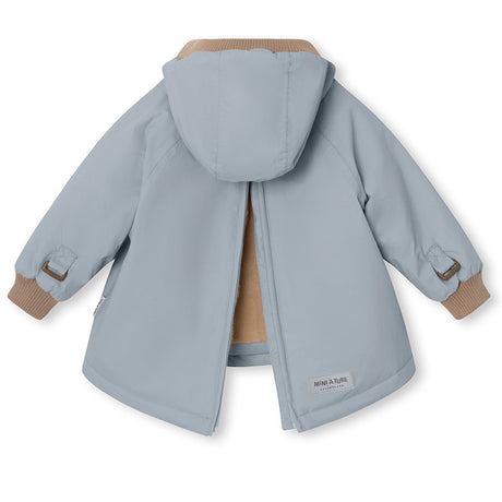 Mini A ture Citadel blue Baby Wen Fleece anorak