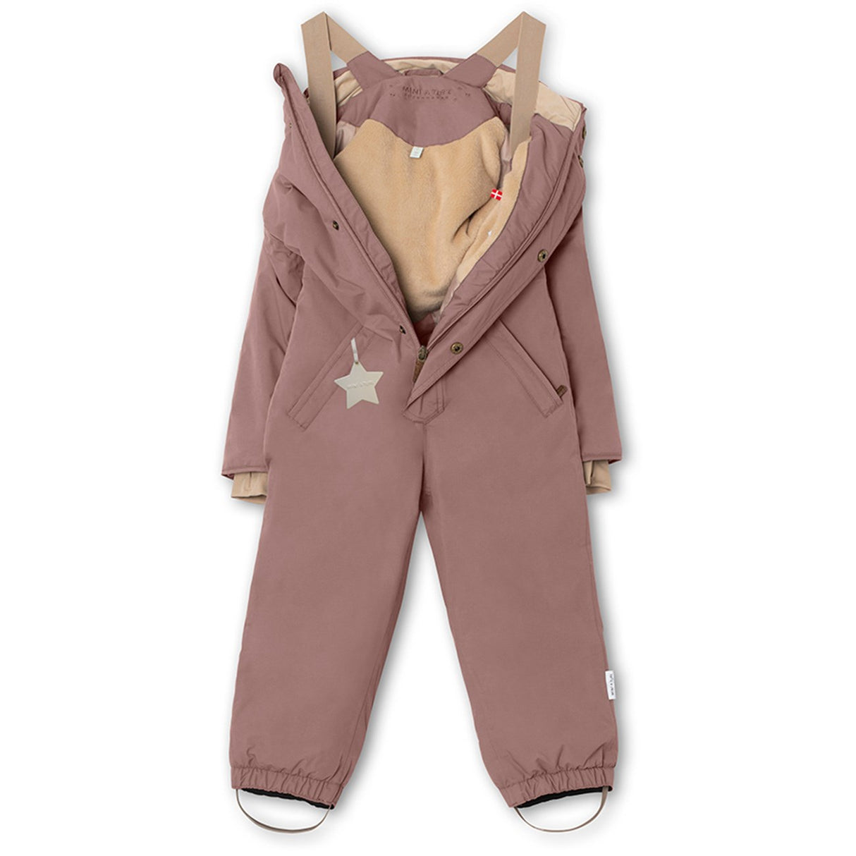 Mini A ture Light plum Wanni Fleece Flyverdragt