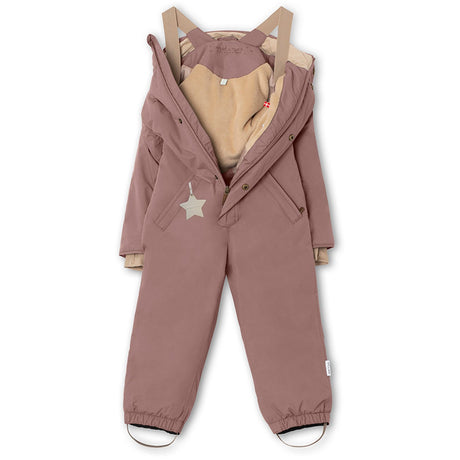 Mini A ture Light plum Wanni Fleece Flyverdragt