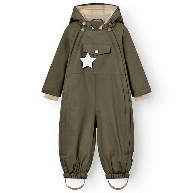 Mini A ture Olive night Wisti Fleece Flyverdragt