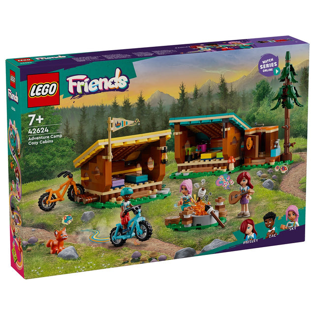 LEGO® Friends Adventure Camp – hyggelige hytter