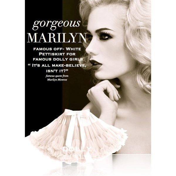 Dolly By Le Petit Tom Pettiskirt Marilyn Monroe Nederdel Off-White 2