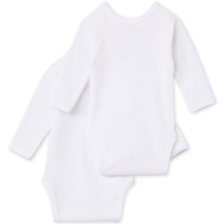 Petit Bateau Kryds Bodies 2-Pak White 2