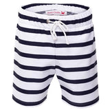 Petit Crabe White/Blue Alex Badeshorts