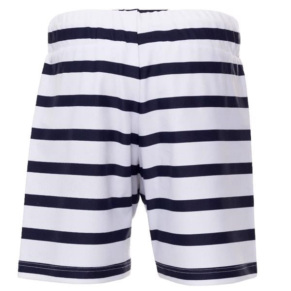 Petit Crabe White/Blue Alex Badeshorts