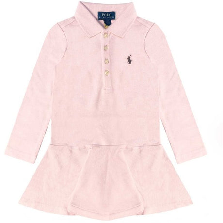 Polo Ralph Lauren Girl Polo Kjole Hint Of Pink/Navypp