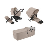 Bugaboo Donkey 6 Tvillingevogn Desert Taupe Melange Bundle