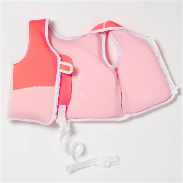 SunnyLife Svømmevest Melody the Mermaid Neon Strawberry 4